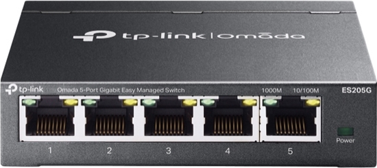 Picture of Tp-Link Technologies TP-Link Omada ES205G network switch Managed Gigabit Ethernet (10/100/1000) Black