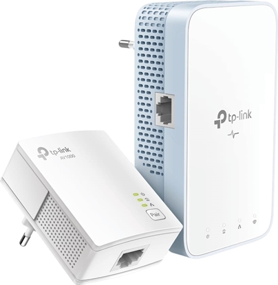 Изображение Tp-Link TL-WPA1000 KIT tīkla adapteris PowerLine 1000 Mbit/s Ethernet/LAN savienojums Wi-Fi Balts 2 pcs