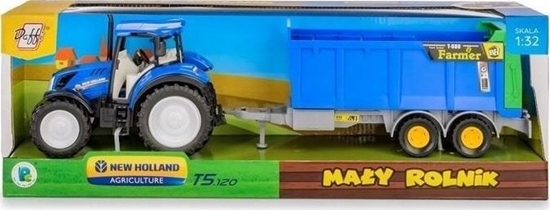 Picture of Traktor New Holland T5 z rozrzutnikiem obornika