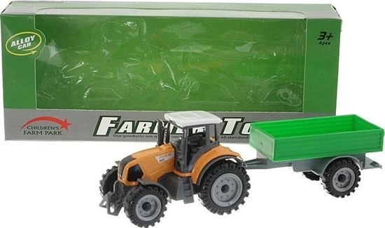 Изображение Traktor z przyczep metalowy