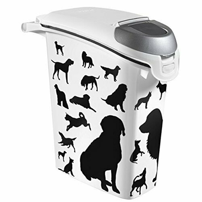 Изображение Trauks baribas uzglabasanai Love Pets Dogs 10kg 23L 23 2x49 7x50 3cm melni suni 3253923882087