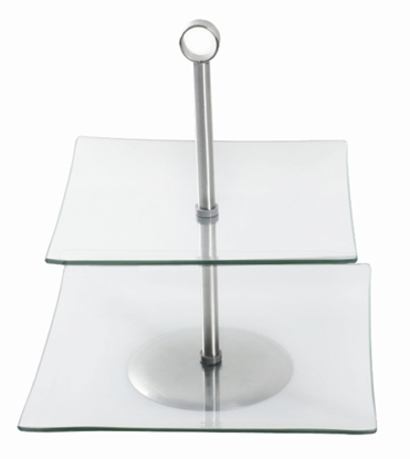 Picture of Trauks servēšanas ar 2 stāviem Laura stikla