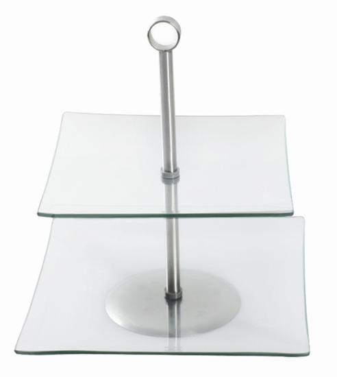 Picture of Trauks servēšanas ar 2 stāviem Laura stikla