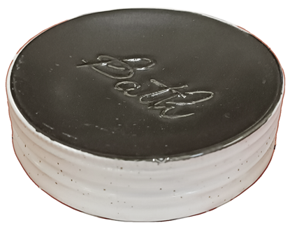 Attēls no Trauks ziepēm keramisks, melns