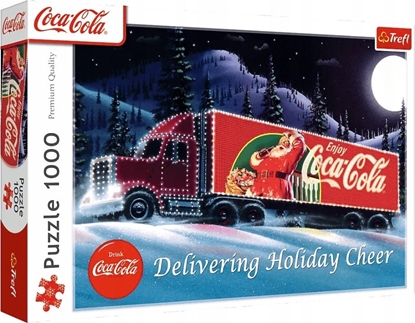 Picture of Trefl Puzzle Coca-Cola XMAS witeczna Ciarówka 1000 elementów