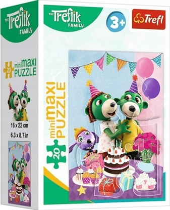 Attēls no Trefl PUZZLE 20EL MINIMAXI TREFL 21153 DZIEN TREFLIKOW