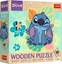 Attēls no Trefl Puzzle drewniane Wesoy Stitch 50 elementów (20281)