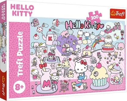 Изображение Trefl Puzzle Poznaj wiat Hello Kitty 300 elementów (23031)