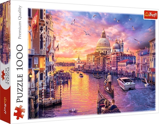 Изображение Trefl Puzzle Uroki Wenecji 1000 elementów (10926)