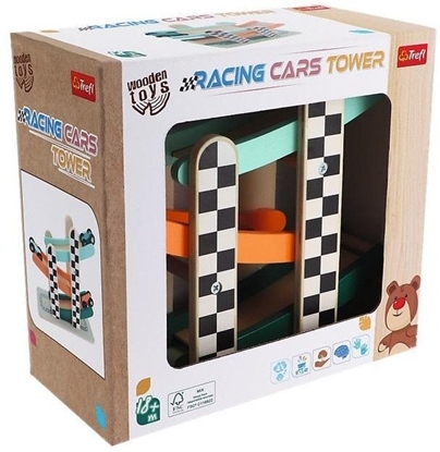 Picture of Trefl Zabawka drewniana - Racing cars tower TREFL