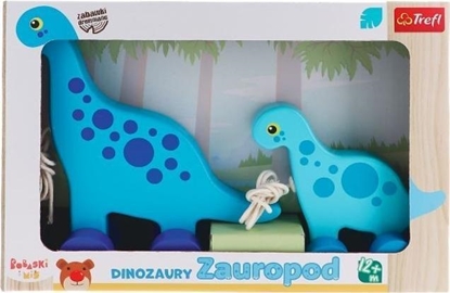 Attēls no Trefl Zabawka drewniana - Zauropod. Bobaski i Mi 61592 Trefl