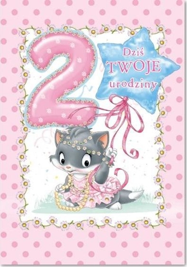 Picture of Trend Karnet B6 2 latka dziewczynka fun