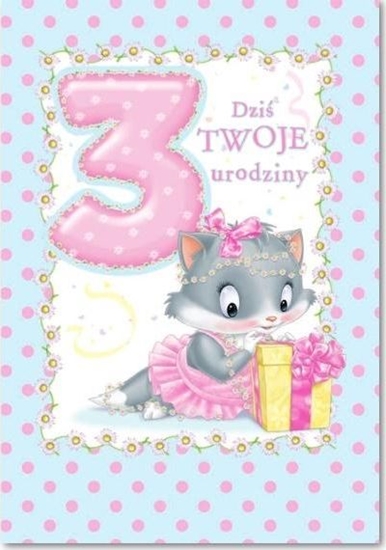 Picture of Trend Karnet B6 3 latka dziewczynka fun