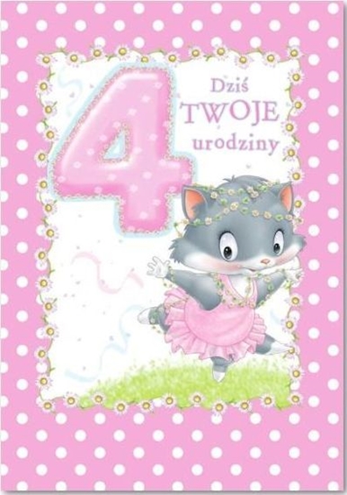 Picture of Trend Karnet B6 4 latka dziewczynka fun