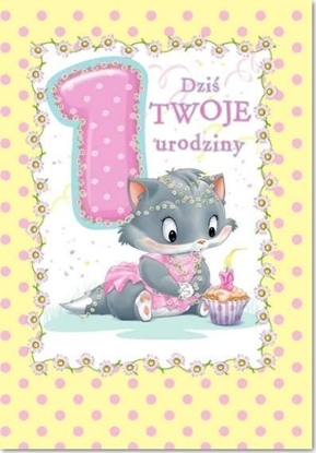 Picture of Trend Karnet B6 roczek dziewczynka fun