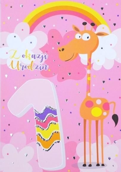 Picture of Trend Karnet B6 roczek róowa yrafa silver