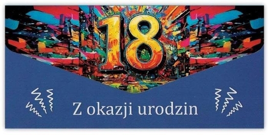 Picture of Trend Karnet-koperta Urodziny 18