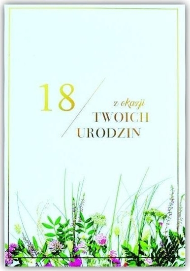 Picture of Trend Kartka okolicznociowa Urodziny 18