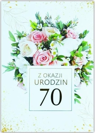 Picture of Trend Kartka okolicznociowa Urodziny 70