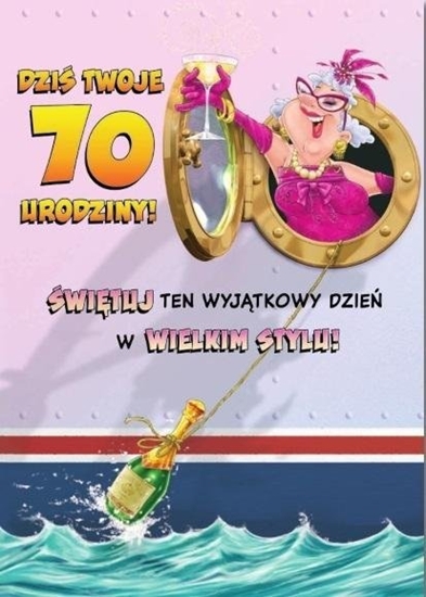 Picture of Trend Kartka okolicznociowa Urodziny 70 MF40