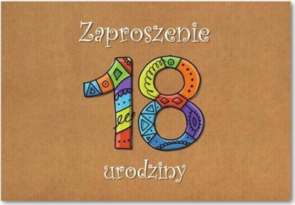 Picture of Trend Zaproszenie Urodziny 18 ZT43 (10szt.)