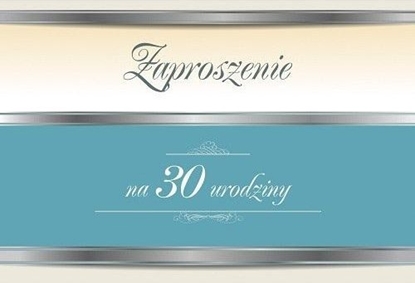 Picture of Trend Zaproszenie Urodziny 30 ZT31 (10szt.)
