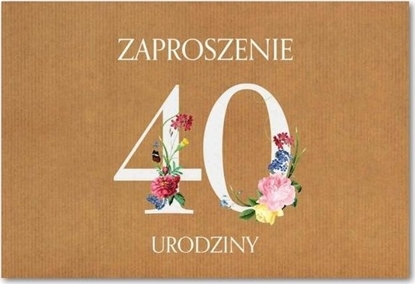 Picture of Trend Zaproszenie Urodziny 40 ZT38 (10szt.)