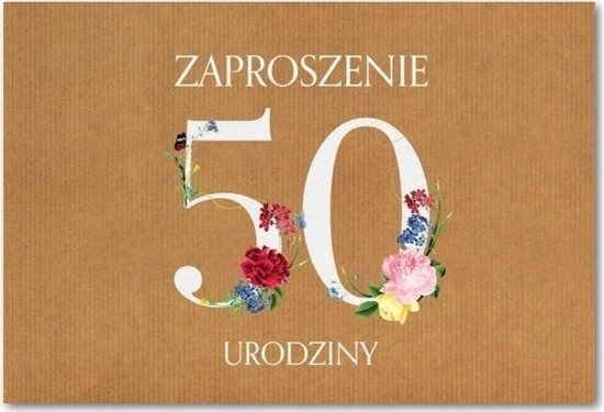 Picture of Trend Zaproszenie Urodziny 50 ZT39 (10szt.)
