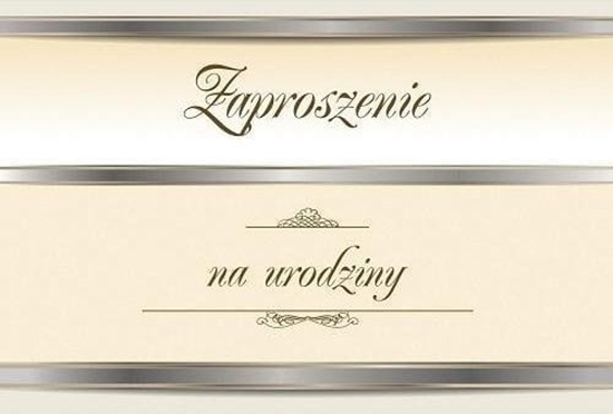 Picture of Trend Zaproszenie Urodziny ZT32 (10szt.)