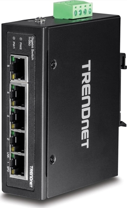 Изображение Trendnet Industrie Switch 5 Port Gbit IP30 Metall