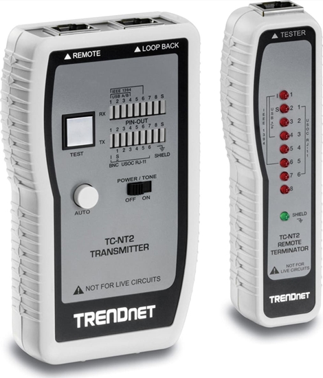 Изображение Trendnet Netzwerkkabeltester Transport Koffer Kabel 300m