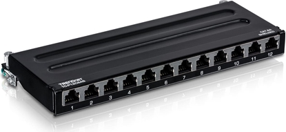 Attēls no Trendnet Patchpanel 12-Port Cat6a geschirmt (10" wide)