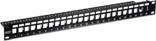 Picture of Trendnet Patchpanel 24 port Cat6 geschirmt 1U 19" rackmount