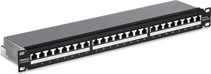 Attēls no Trendnet Patchpanel 24-port Cat6a geschirmt 19"