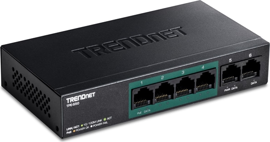 Picture of Trendnet Switch  6 Port 10/100 L2 PoE 31W Metall