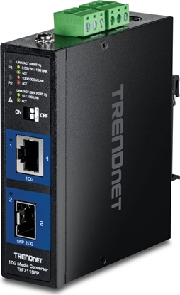 Attēls no Trendnet TI-F711SFP Industrial Medienkonverter 10G SFP+