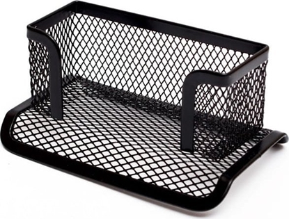 Picture of Tres WIZYTOWNIK NABIURKOWY METALOWY SIATKA PROSTOKTNY TRES CZARNY 11,7x7,3x5,5cm