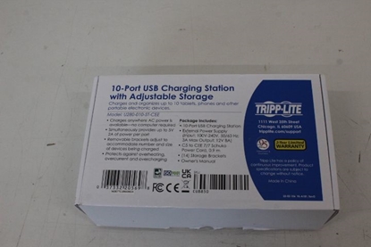 Picture of Tripp Lite 10 Port USB Charging Station with Adjustable Storage | U280-010-ST-CEE | UNPACKED, SCRATCHED