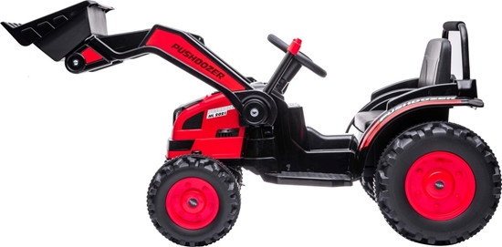 Изображение Triton Koparka Traktor na akumulator dla dzieci Czerwony + Ruchome Rami yka + Pilot + Wolny Start + Radio FM + LED
