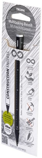 Изображение TROIKA Multitasking-Bleistift CONSTRUCTION ENDLESS schwarz