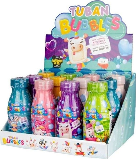 Picture of TUBAN Pyn do baniek 250 ml mix display 12 sztuk