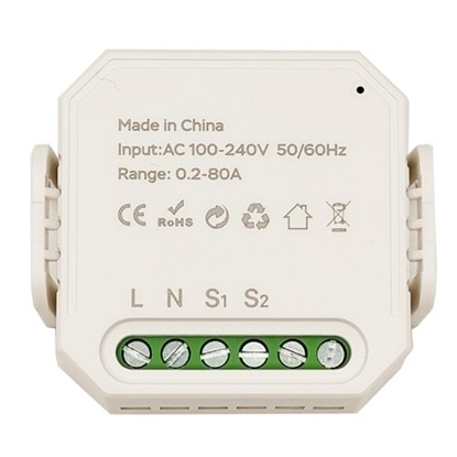 Picture of TUYA HS084080 Smart Energy Meter 1P+N / 80A / Wi-Fi