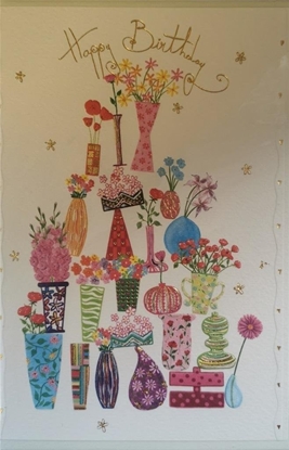 Attēls no Turnowsky Karnet B6 + koperta MO3369W1 Kwiaty w wazonach