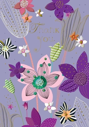 Picture of Turnowsky Karnet B6 + koperta MO5621V1 Dzikuj Kwiaty