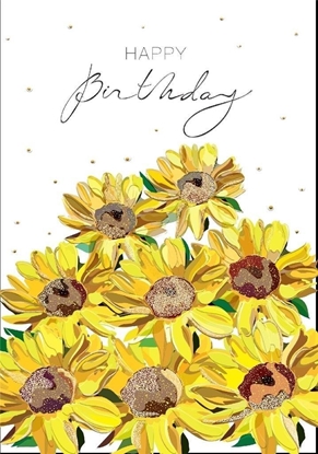 Picture of Turnowsky Karnet B6 + koperta MO8253X1 Urodziny Soneczniki