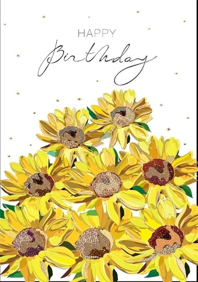 Picture of Turnowsky Karnet B6 + koperta MO8253X1 Urodziny Soneczniki