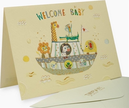 Picture of Turnowsky Karnet B6 + koperta Narodziny ódka