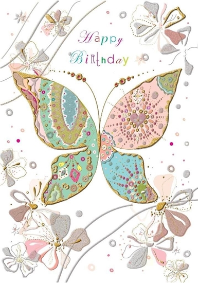 Picture of Turnowsky Karnet B6 + koperta Urodziny Motyl