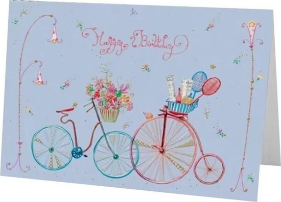 Picture of Turnowsky Karnet B6 + koperta Urodziny Rowery