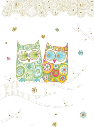 Picture of Turnowsky Karnet B6 + koperta Urodziny Sowy